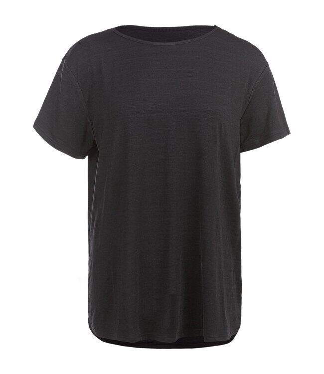 Athlecia Athlecia Lizzy W Slub S/S Tee Black Melange