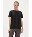 Athlecia Athlecia Lizzy W Slub S/S Tee Black Melange