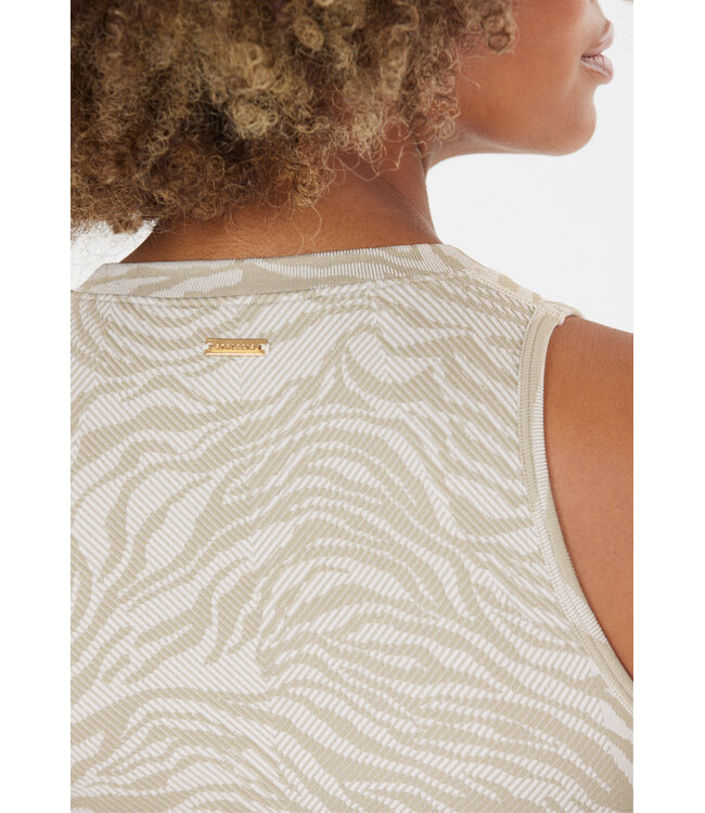 Athlecia Athlecia Ralphine Seamless Top Print Beige