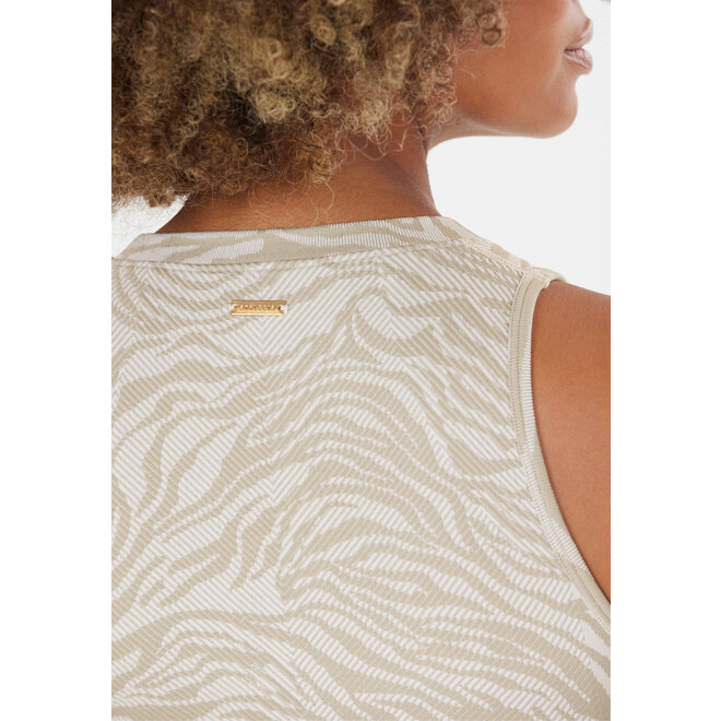 Athlecia Ralphine Seamless Top Print Beige