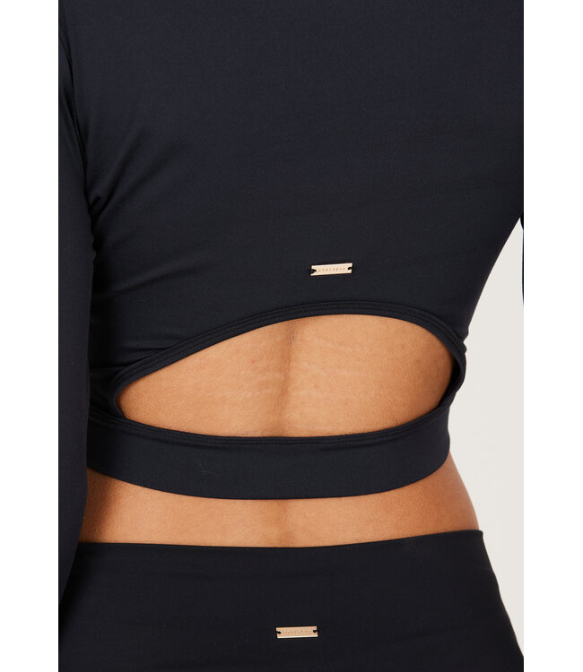 Athlecia Athlecia Marianne W Cropped L/S Tee Black