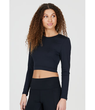 Athlecia Athlecia Marianne W Cropped L/S Tee Black