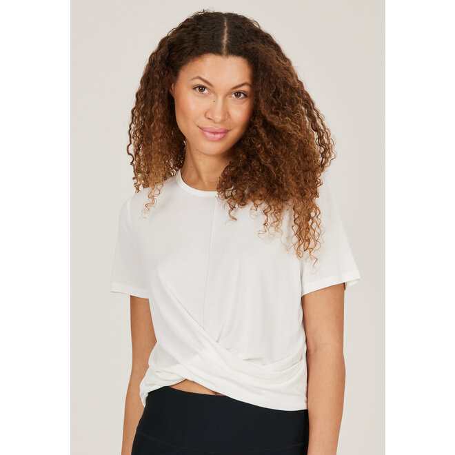 Athlecia Dames Diamy Cropped Tee White