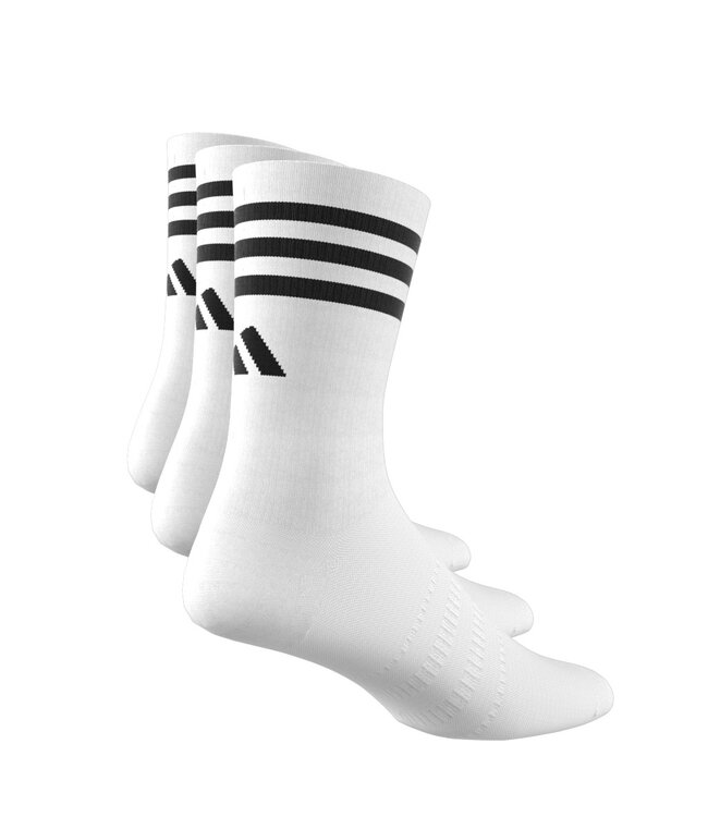 Adidas Adidas 3 Pack Crew Socks White
