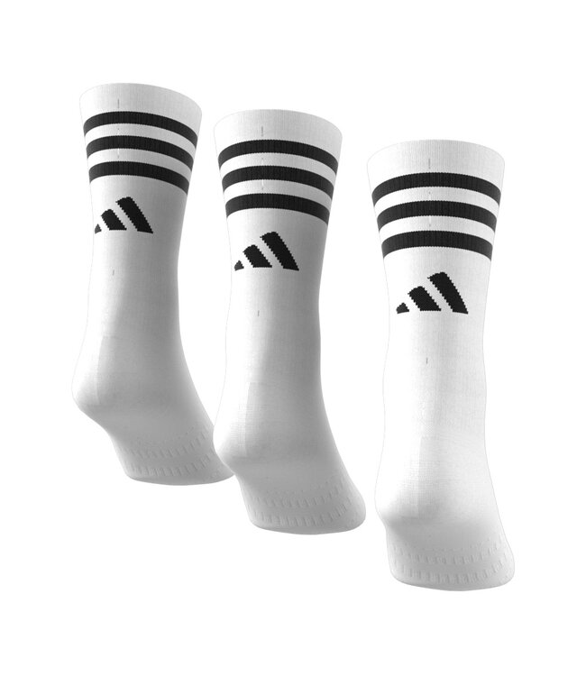 Adidas Adidas 3 Pack Crew Socks White