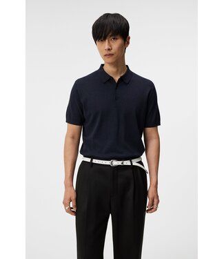 J. Lindeberg J.lindeberg Ridge Rayon Silk Polo Navy
