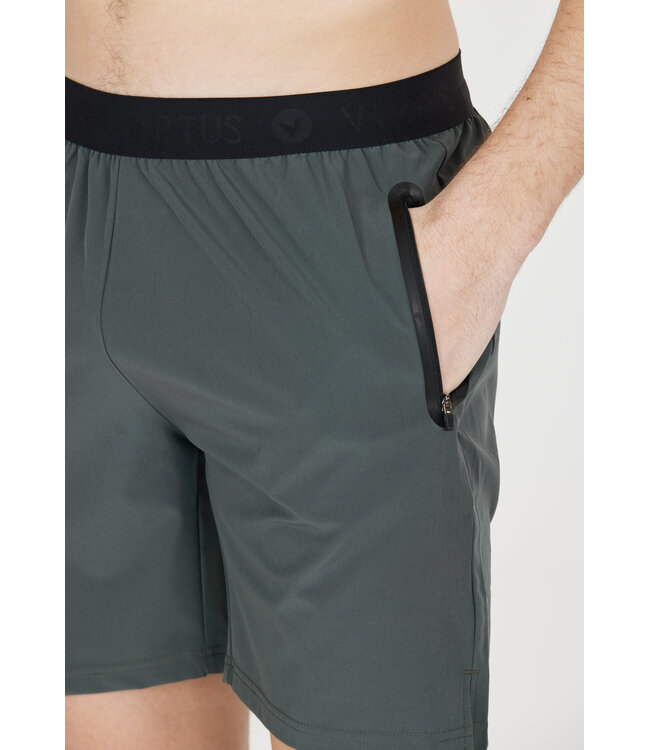 Virtus Virtus Men Blag Hyper Stretch Short With Zippers Urban Chic