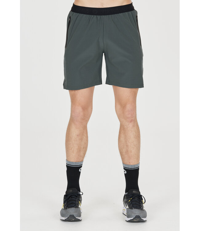 Virtus Virtus Men Blag Hyper Stretch Short With Zippers Urban Chic