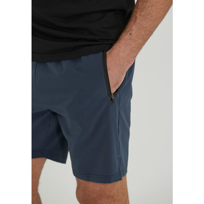 Virtus Men Blag Hyper Stretch Short With Zippers Blue Nights