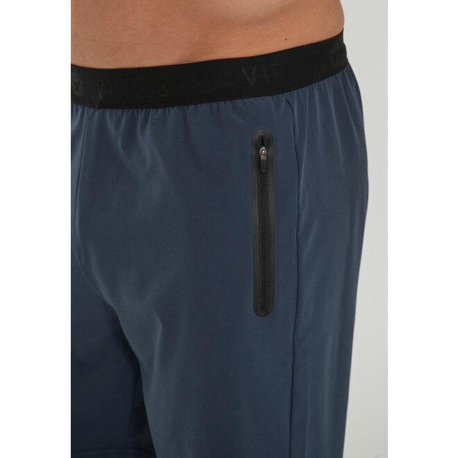 Virtus Men Blag Hyper Stretch Short With Zippers Blue Nights