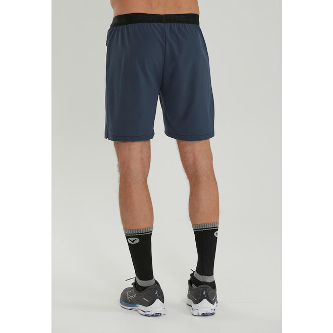 Virtus Men Blag Hyper Stretch Short With Zippers Blue Nights