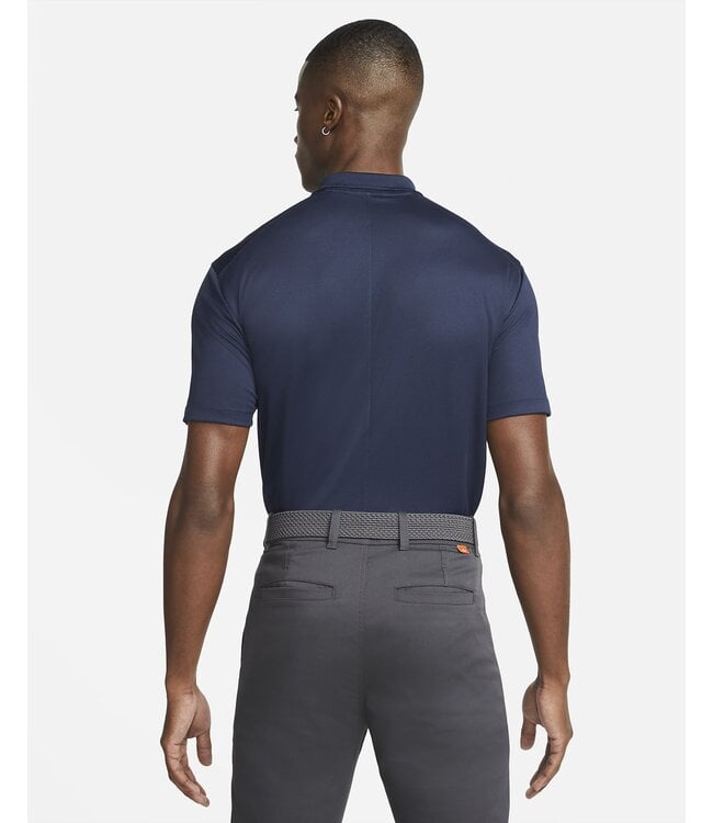 Nike Nike Heren DriFit Victory Solid Golf Polo Donkerblauw