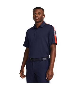 Under Armour Golf Under Armour Playoff 3.0 Striker Polo-Navy/Phoenix Fire/White