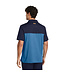 Under Armour Golf Under Armour T2G Color Block Polo-Photon Blue/Navy/Nova Orange