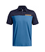 Under Armour Golf Under Armour T2G Color Block Polo-Photon Blue/Navy/Nova Orange