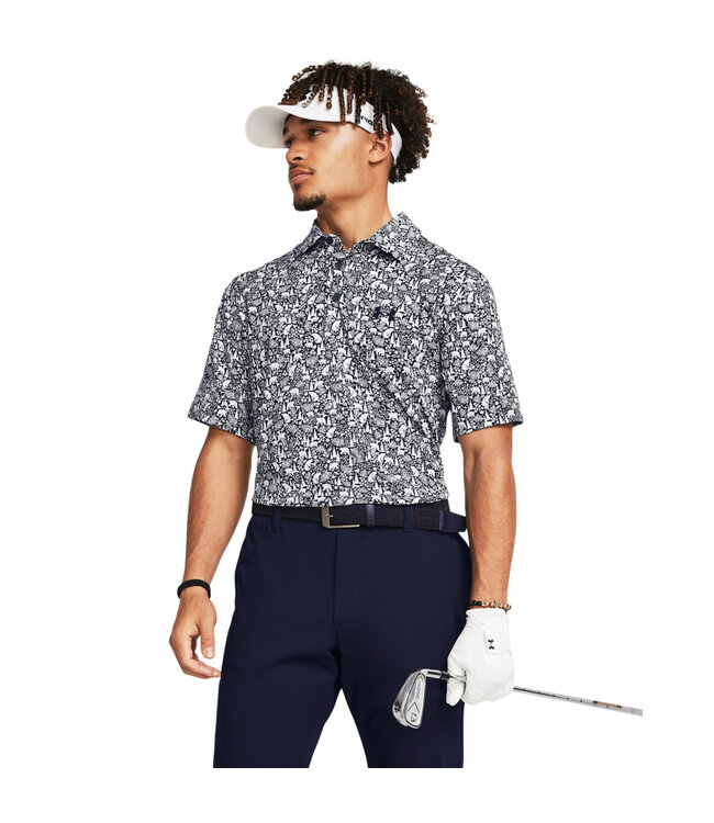 Under Armour Golf Under Armour Playoff 3.0 Polo Bear Botanic Navy