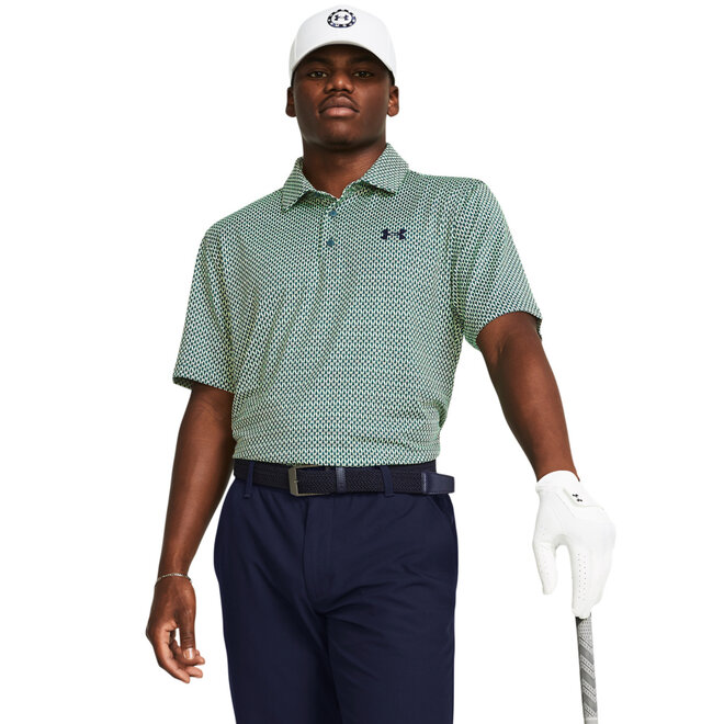 Under Armour Playoff 3.0 Polo Micro Pine/Matrix Green