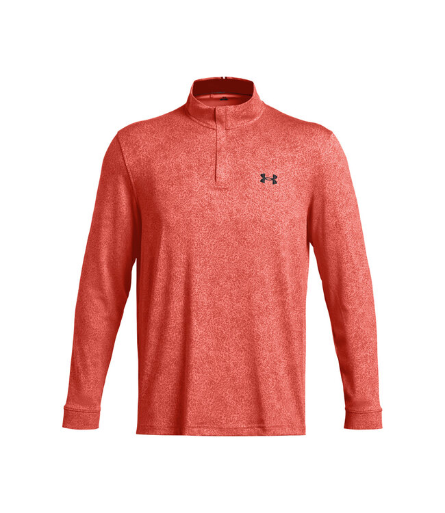 Under Armour Golf Under Armour Playoff Printed 1/4 Zip-Coho/Red Solstice