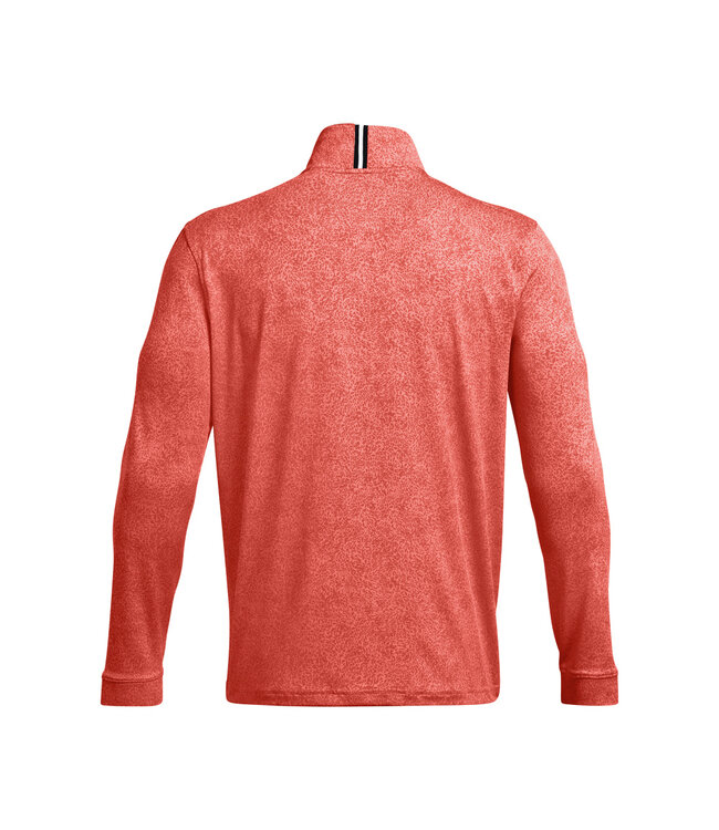 Under Armour Golf Under Armour Playoff Printed 1/4 Zip-Coho/Red Solstice