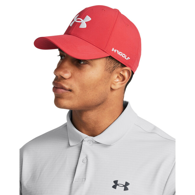 Under Armour Golf 96 Hat Red Solstice/White