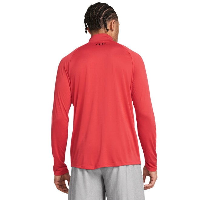 Under Armour Tech 2.0 Longsleeve 1/2 Zip Red Solstice/Black