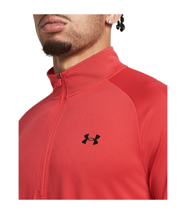 Under Armour Sport Under Armour Tech 2.0 Longsleeve 1/2 Zip Red Solstice/Black