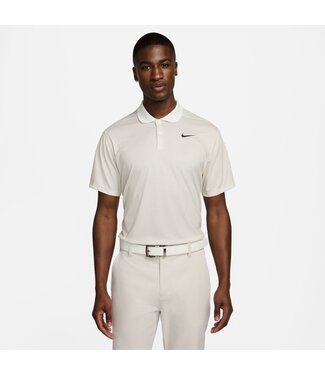 Nike Nike Heren Victory+ DriFit Golfpolo Beige/wit