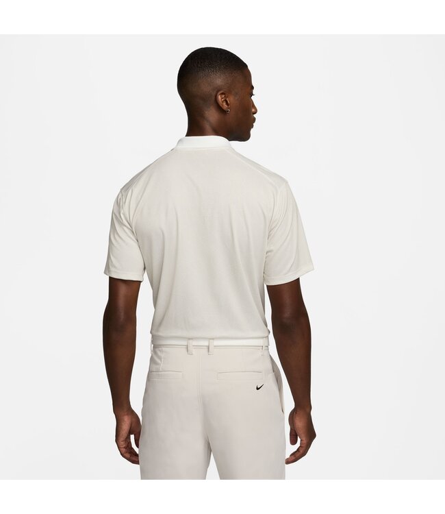 Nike Nike Heren Victory+ DriFit Golfpolo  Beige/wit