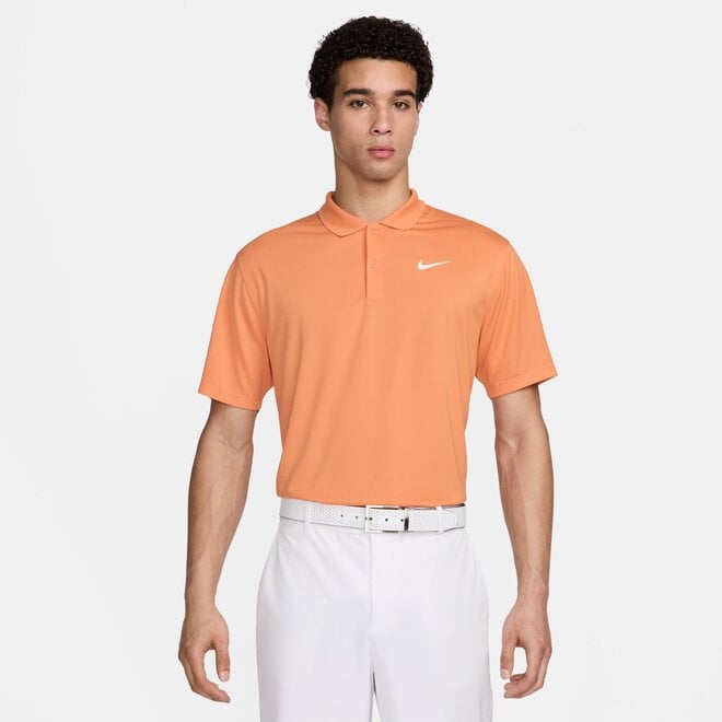 Nike Heren DriFit Victory Golfpolo Oranje