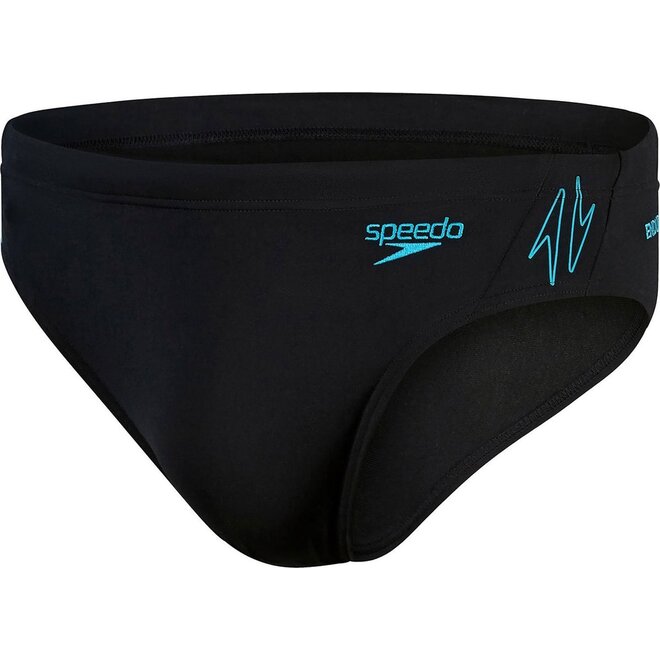 Speedo Hyperbloom Splice Brief Zwart/Blauw