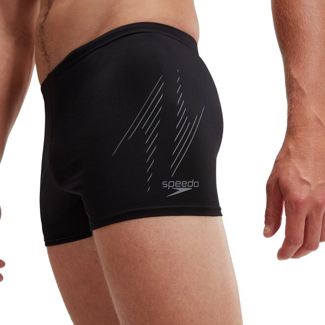 Speedo Eco+ Hyperbloom Place Aquashort Black/Grey