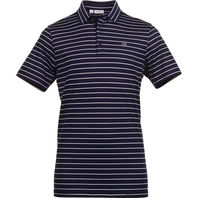 Calvin Klein Heren Silverstone Polo Evening Blue White