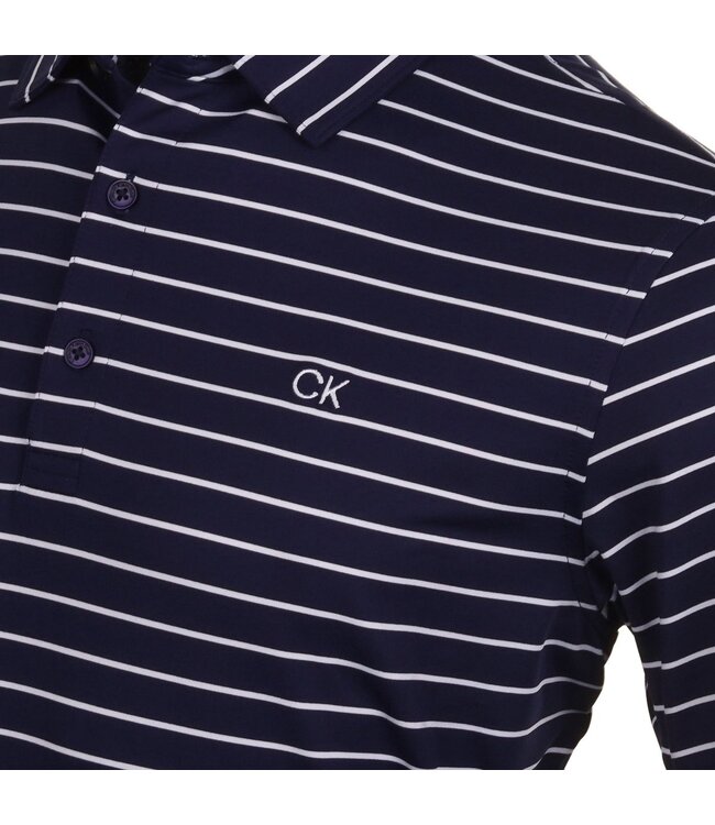Calvin Klein Calvin Klein Heren Silverstone Polo Evening Blue White