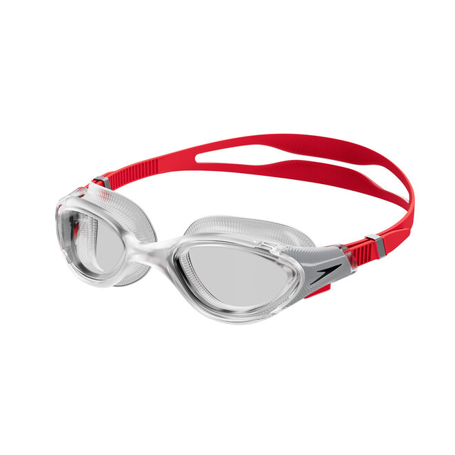 Speedo Biofuse 2.0 Clear/Rood Unisex Zwembril