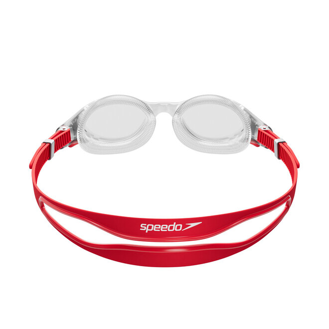 Speedo Biofuse 2.0 Clear/Rood Unisex Zwembril