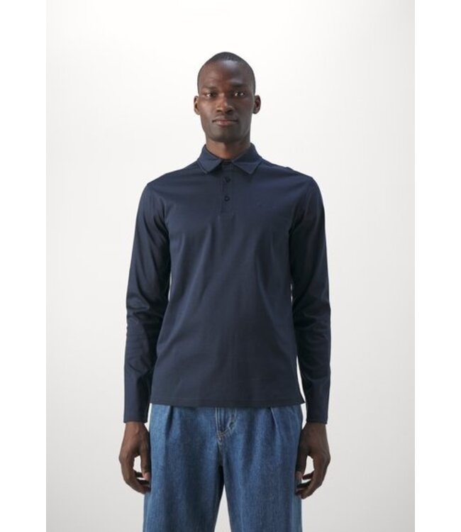 J. Lindeberg J.lindeberg Men Asher Long Sleeve Polo Navy