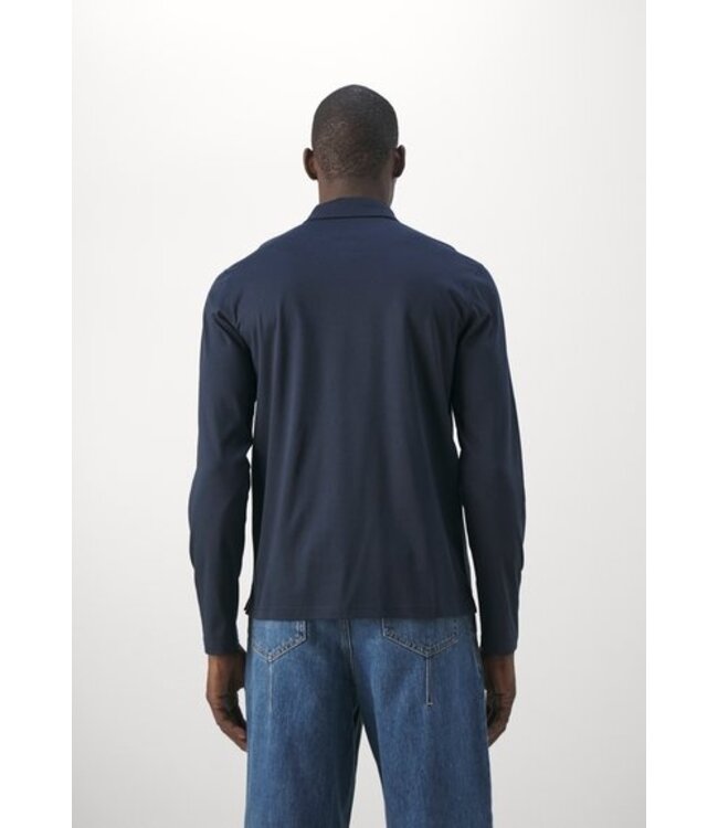 J. Lindeberg J.lindeberg Men Asher Long Sleeve Polo Navy
