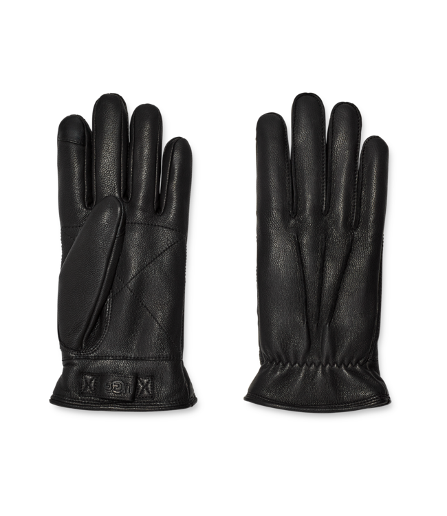 UGG UGG Heren 3 Point Leather Glove Black