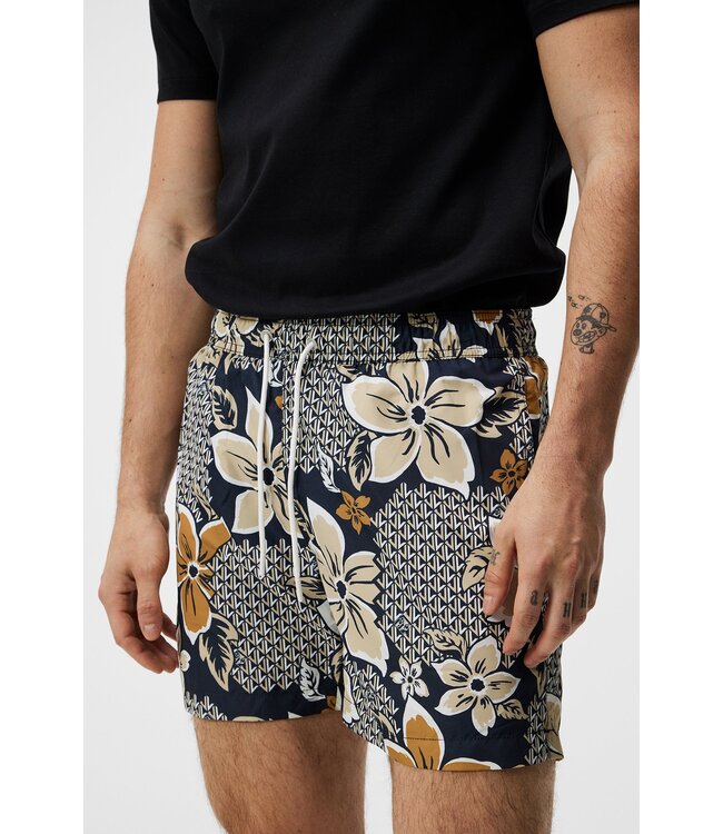 J. Lindeberg J.Lindeberg Heren Banks Floral Swim Trunks Floral Mix Safari
