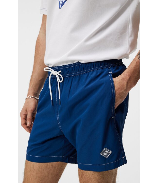 J. Lindeberg J.Lindeberg Heren Banks Solid Swim Trunks Estate Blue