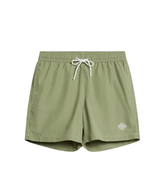 J. Lindeberg J.Lindeberg Heren Banks Solid Swim Trunks Oil Green