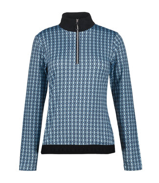 Luhta Luhta Dames Jamali Pully Print/Blauw