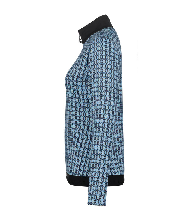 Luhta Luhta Dames Jamali Pully Print/Blauw