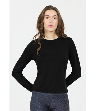 Athlecia Athlecia Dames Almi W L/S Tee Black