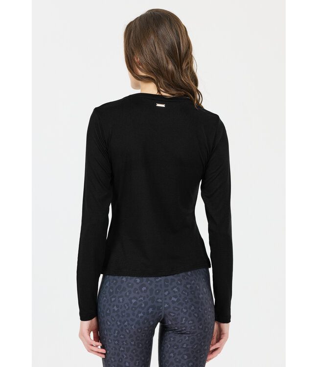 Athlecia Athlecia Dames Almi W L/S Tee Black