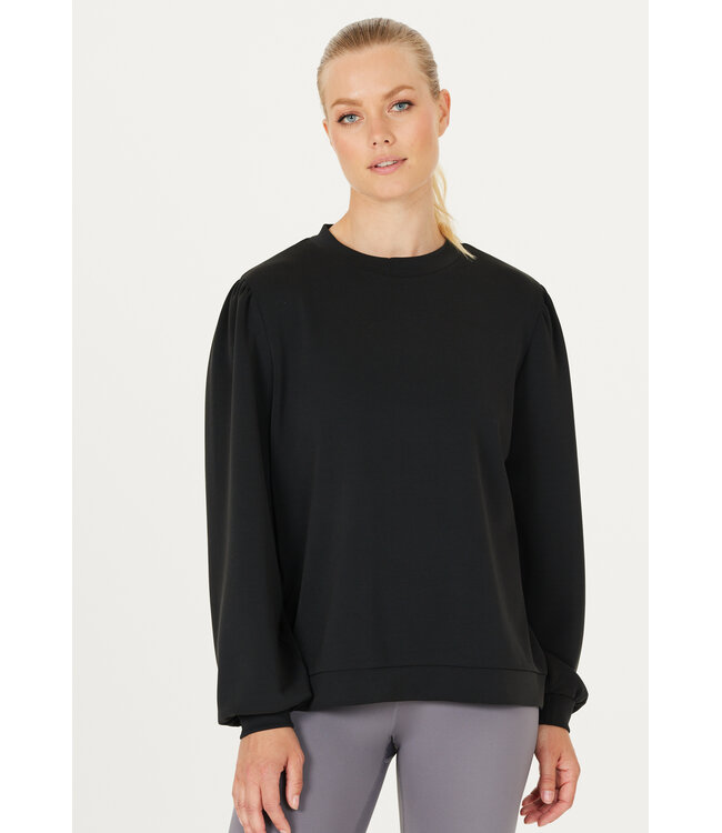 Athlecia Athlecia Dames Jillnana V2 W Balloon Sleeve Sweat Black