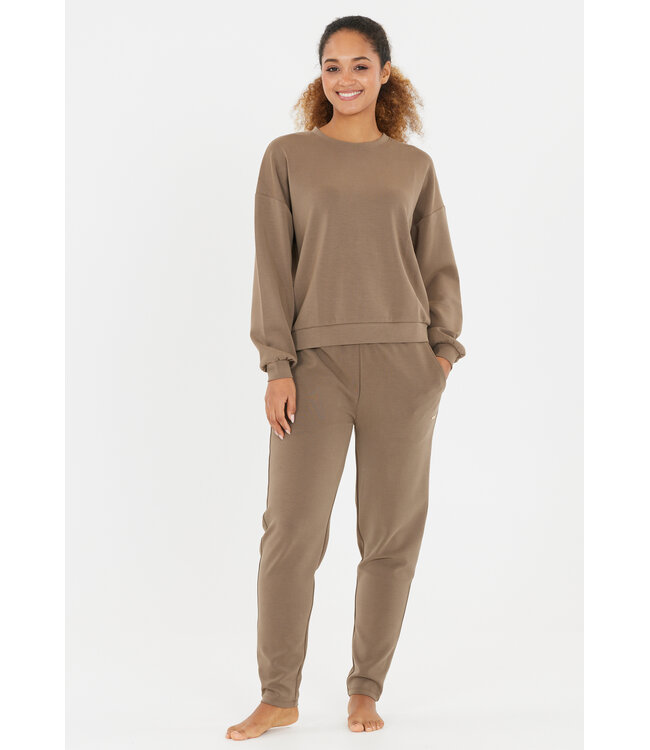 Athlecia Athlecia Dames Jillnana W Crew Neck Walnut