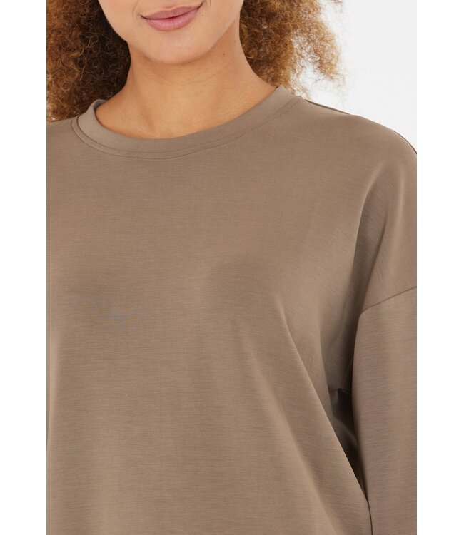 Athlecia Athlecia Dames Jillnana W Crew Neck Walnut