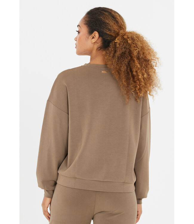 Athlecia Athlecia Dames Jillnana W Crew Neck Walnut