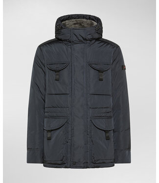 Peuterey Peuterey Heren Aiptek NBE 03 Fur Graphite Blu